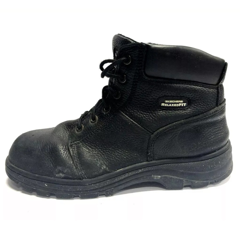 Timberland Pro Men’s Pit Boss Steel Toe Work Boots Black, Size 11.5 M.